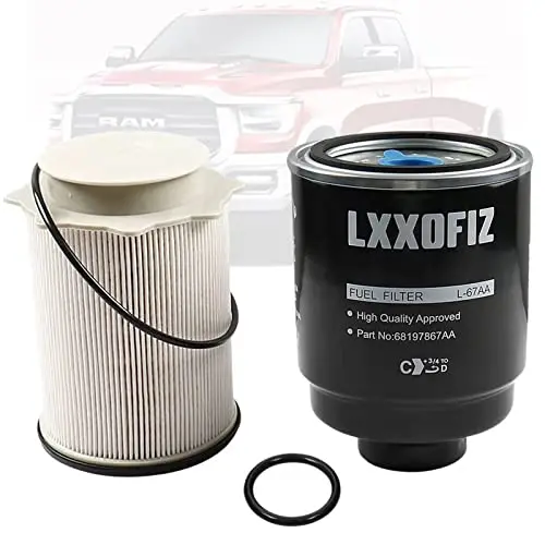 Fuel Filter 6.7L Cummins Diesel Engines Filters Water Separator Set For 2013-2018 Dodge Ram 2500 3500 4500 5500 Oil Filter Kit Oem Replacement 68197867Aa 68157291Aa 1