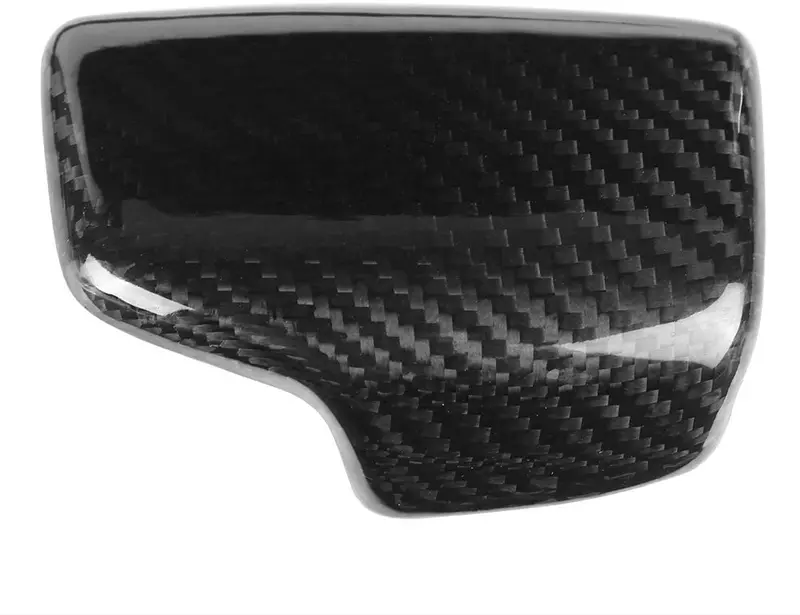 Gear Shift Knob Frame, Carbon Fiber Car Gear Shift Knob Head Cover Trim For A4 S4 Rs4 B9 A5 S5 Rs5 Q5 Q7 1