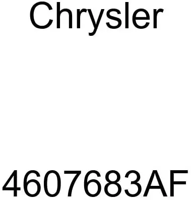 Genuine Chrysler 4607683Af Electrical Instrument Panel Wiring 1