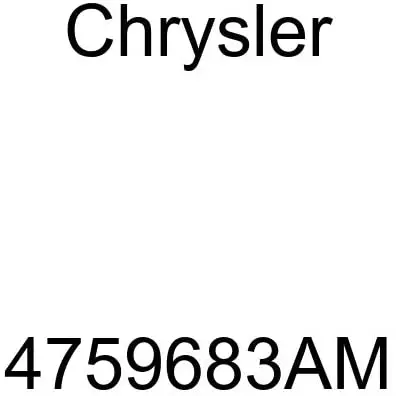 Genuine Chrysler 4759683Am Electrical Body Wiring 1