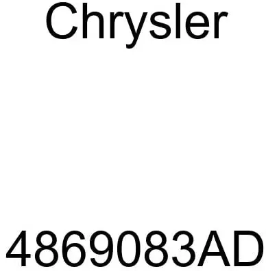 Genuine Chrysler 4869083Ad Electrical Unified Body Wiring 1
