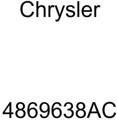 Genuine Chrysler 4869638Ac Electrical Unified Body Wiring 1