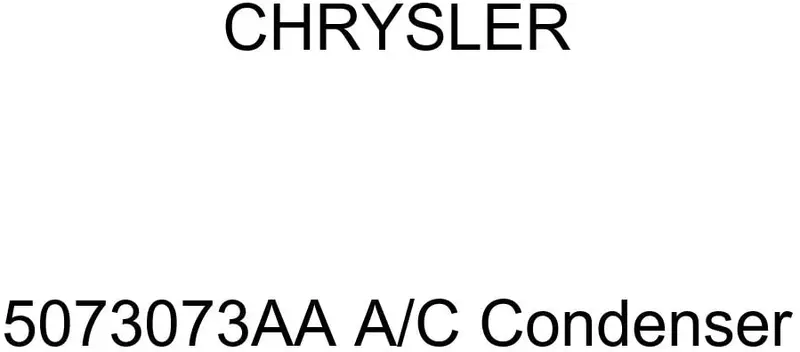 Genuine Chrysler 5073073Aa A/C Condenser 1