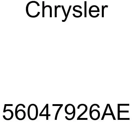 Genuine Chrysler 56047926Ae Electrical Instrument Panel Wiring 1