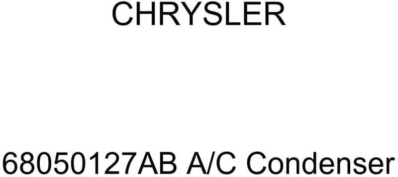 Genuine Chrysler 68050127Ab A/C Condenser 1