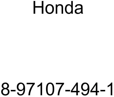 Genuine Honda 8-97107-494-1 Air Conditioner Receiver Pipe 1