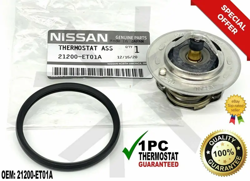 Genuine Nissan Thermostat 21200-Et01a Nv200 Rogue Sentra Versa Tiida 82°C 🔥 1