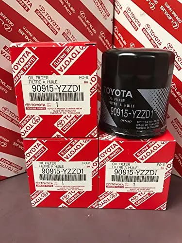Genuine Oem Toyota Oil Filter 90915-Yzzd1 (4Pk) With Diingo Plug Oil Drain Gasket 90430-12031 (4Pk) Fit For Toyota 4Runner Avalon Camry Supra T100 Tacoma Lexus Es300 Gs300 Rx300 Others 1