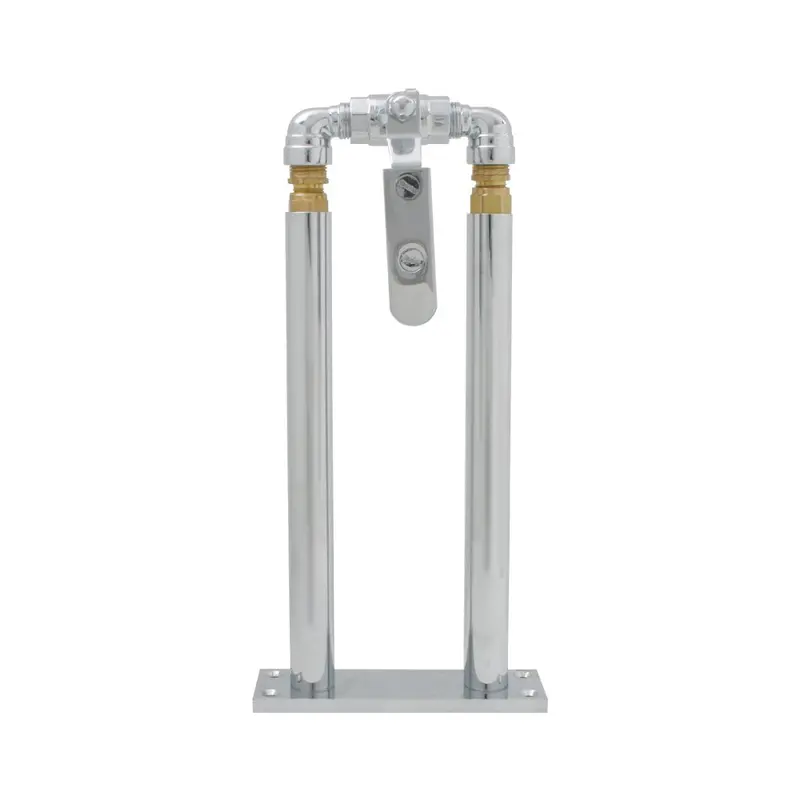 Gg Grand General 69982 Chrome 11" Floor Mount Stand And Air Valve Lever Set For 69991 Train Horn 2