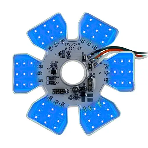Gg Grand General 81777 Blue Light Ultra Thin Air Cleaner Hex 54 Led Dual Function 1