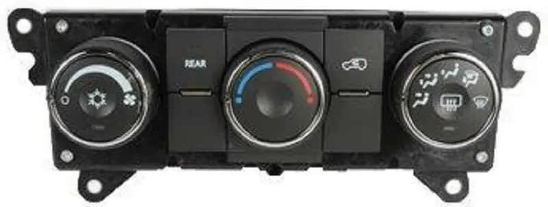 Gm Genuine Parts 15-74070 Heating And Air Conditioning Control Panel With Rear Window Defogger Switch 1