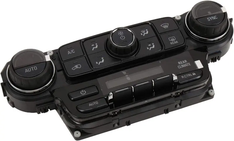 Gm Genuine Parts 15-74932 Black Carbon Heating And Air Conditioning Control Panel Assembly 1
