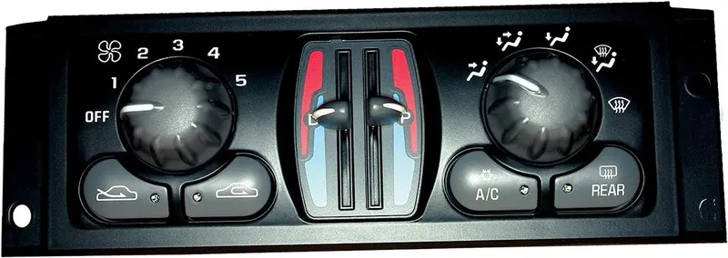 Gm Original Equipment 15-72674 Heating And Air Conditioning Control Panel With Rear Window Defogger Switch 1