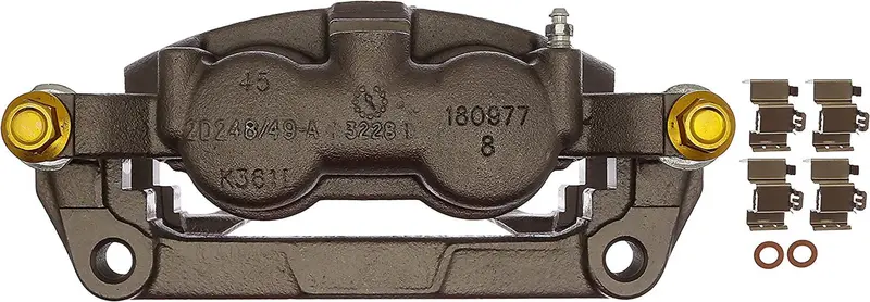 Gold 18Fr12596 Rear Passenger Side Disc Brake Caliper Assembly (Friction Ready Non-Coated), Remanufactured 1