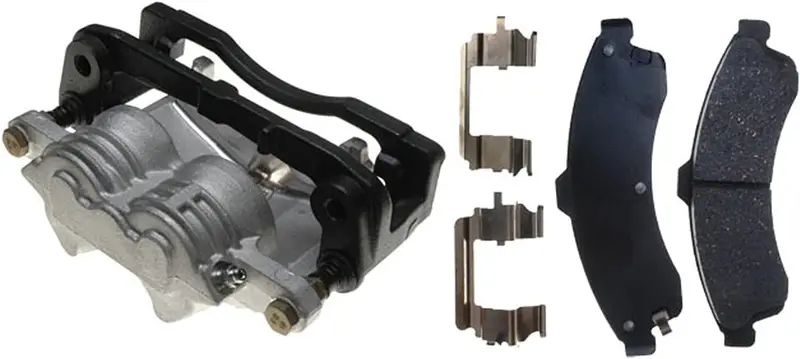 Gold 18R1517 Front Driver Side Disc Brake Caliper Assembly With Ceramic Pads (Loaded Non-Coated), Remanufactured 1