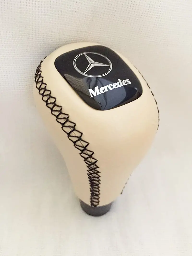 Hacol Leather Shift Knob Fit Mercedes Benz W210 W202 W203 1