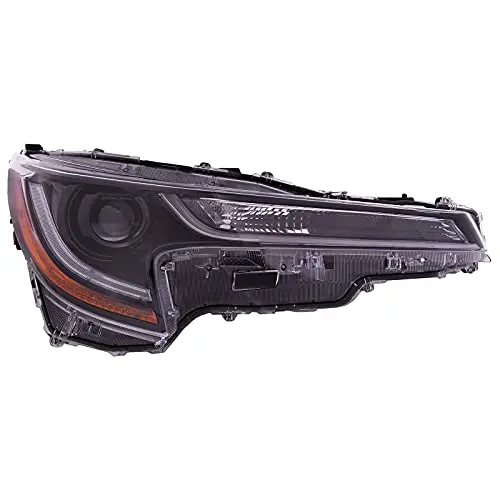 Headlightsdepot Headlight Capa Right Passenger Compatible With 2020 Toyota Corolla L Le Sedan Japan 1