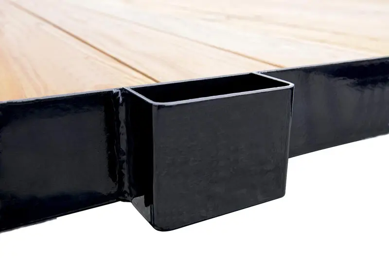 Heavy Duty Weld On 2X4 Steel Stake Pockets For Trailer & Truck (8) 2