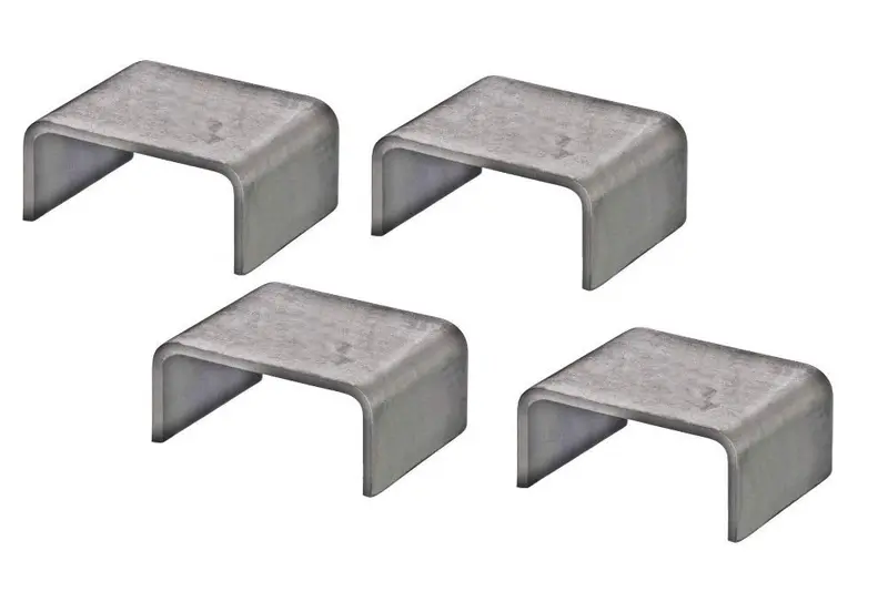 Heavy Duty Weld On 2X4 Steel Stake Pockets For Trailer & Truck (8) 5