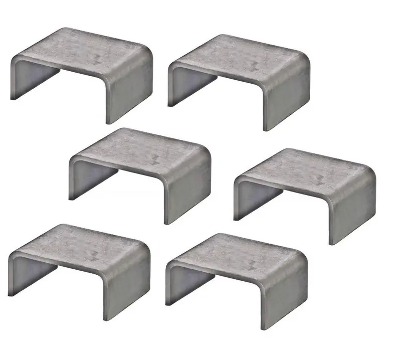Heavy Duty Weld On 2X4 Steel Stake Pockets For Trailer & Truck (8) 6