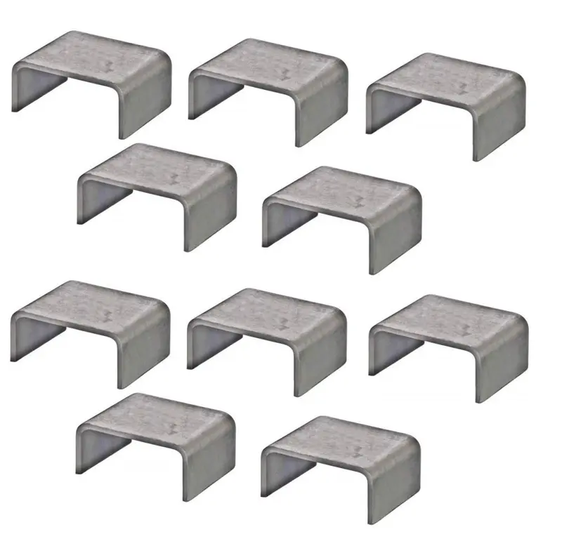 Heavy Duty Weld On 2X4 Steel Stake Pockets For Trailer & Truck (8) 7