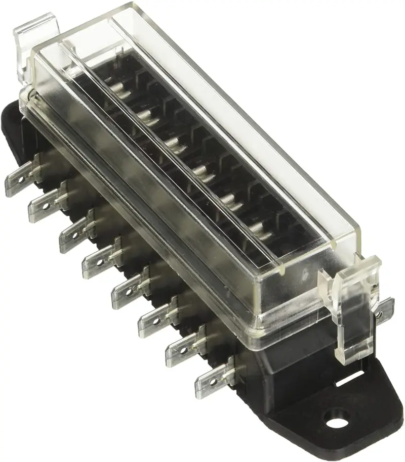 Hella H84960111 8-Way Lateral Single Fuse Box 1