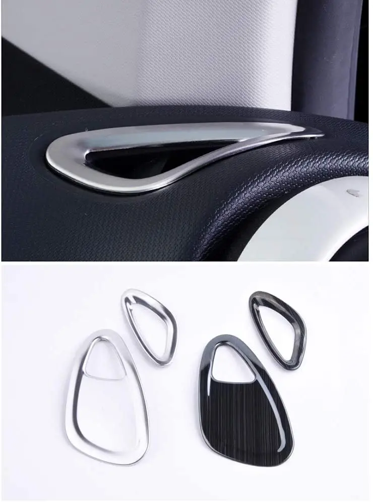 Hkpkyk Car Air Conditioning Outlet Decoration,Car Air Conditioner Outlet Decoartion Stricker Car Styling,For Mercedes Smart Fortwo 453 Forfour, Modification Accessories 1