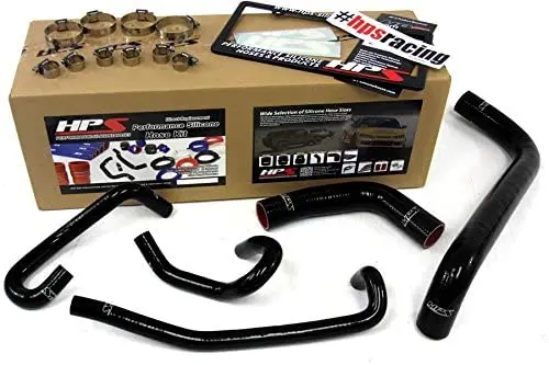 Hps 57-1424-Blk-2 Black Silicone Radiator Coolant/Heater Hose Kit 1