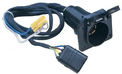 Husky 13166 4-Wire Flat To 7 Blade Adapter 1