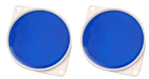 Hy-Ko Prod Co #Cdrf-3B 2Pk 3-1/4"Blu Reflector 1