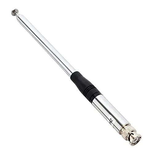 Hys 27Mhz Antenna 9-Inch To 51-Inch Telescopic/Rod Ht Antennas For Cb Handheld/Portable Radio With Bnc Connector Compatible With Cobra Midland Uniden Anytone Cb Radio 1