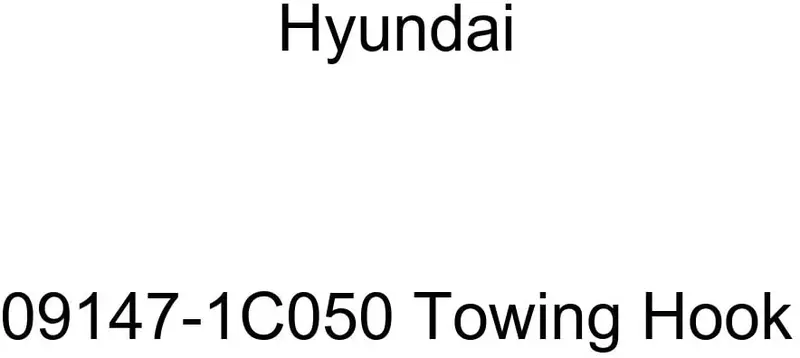 Hyundai Genuine 09147-1C050 Towing Hook 1
