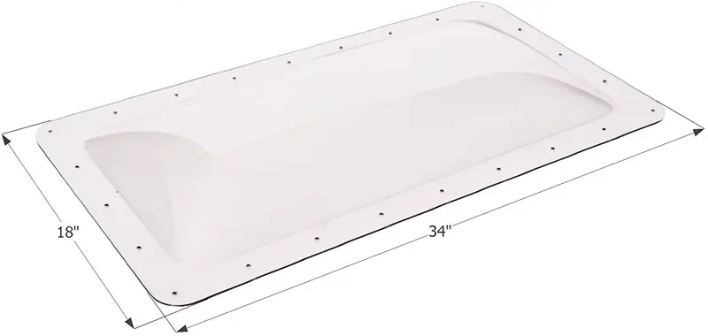 Icon 01849 Rv Skylight Sl1430-30" X 14" 4", White 1
