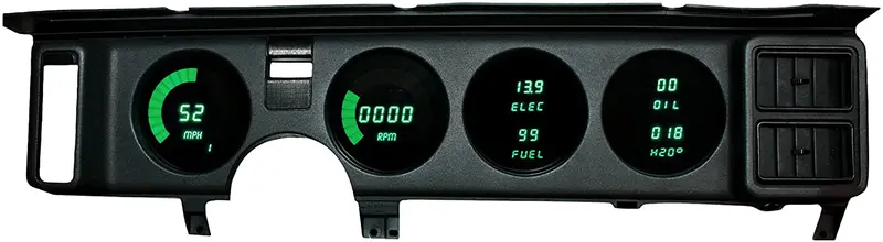 Intellitronix Firebird Digital Replacement Gauge Panel Green W/ All Necessary Sending Units 1