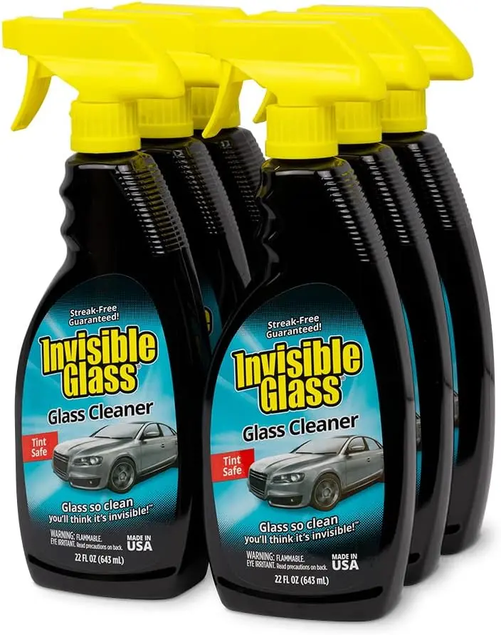 Invisible Glass 92164-2Pk Premium Glass And Window Cleaner For Auto And Home Cleans Glass, Windows, Windshields, Navigation Screens, And More, Streak-Free, Ammonia-Free, Tint-Safe, 22 Fl Oz, Pack Of 2 6