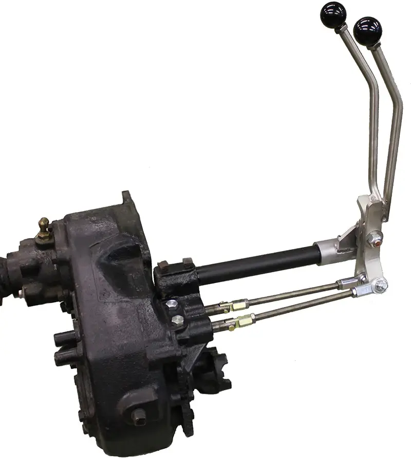 Jb Custom Fabrication D20j Stainless Steel Twin-Stick Shifter For Jeep Full Size Wagoneer, Cherokee, J-Series P/U 1