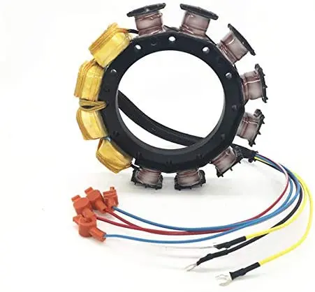 Jetunit Genuine Outboard 9 Amp Stator Assy Maganet Coil For Mercury 6 Cyl 174-5456 398-5454A2 398-5454A6 1
