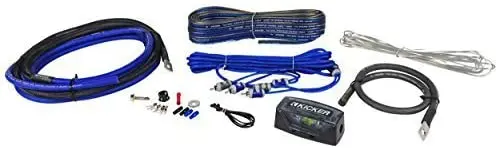 Kicker Ck4 Complete 4 Gauge Ofc Ck-Series 2-Channel Amplifier Installation Kit (Standard Packaging) 1