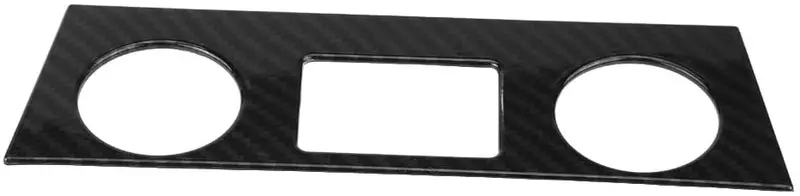 Kimiss Interior Console Air Conditioner Button Cover Trim For Hyundai Encino Kauai Kona 17-20 Suv(Carbon Fiber) (Carbon Fiber) 1