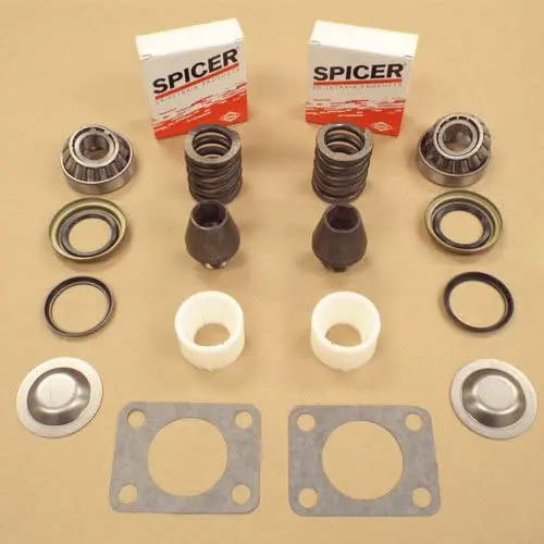 Kingpin Bearing Seal Rebuild Kit W/Bushing & Spring Gm Chevy Dana 60 Dana 77-91 1