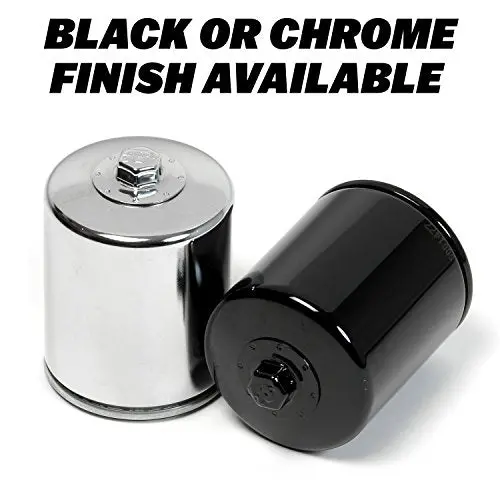 K&N Motorcycle Oil Filter: High Performance Black Oil Filter With 17Mm Nut Designed To Be Used With Synthetic Or Conventional Oils Fits Honda, Kawasaki, Triumph, Yamaha Motorcycles Kn-204 2