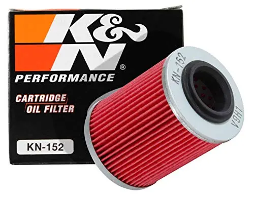 K&N Motorcycle Oil Filter: High Performance, Premium, Designed To Be Used With Synthetic Or Conventional Oils: Fits Select Can-Am Vehicles, Kn-152 1