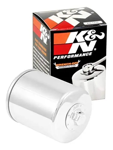K&N Motorcycle Oil Filter: High Performance, Premium, Designed To Be Used With Synthetic Or Conventional Oils: Fits Select Harely Davidson, Buell Motorcycles, Kn-171C 1
