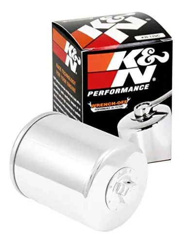K&N Motorcycle Oil Filter: High Performance, Premium, Designed To Be Used With Synthetic Or Conventional Oils: Fits Select Harely Davidson Motorcycles, Kn-170C 1