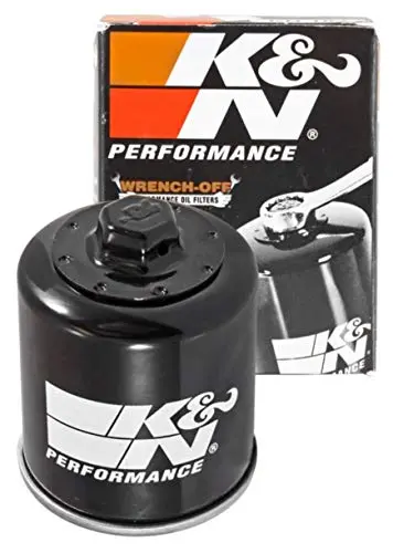 K&N Motorcycle Oil Filter: High Performance, Premium, Designed To Be Used With Synthetic Or Conventional Oils: Fits Select Piaggio, Aprilia, Derbi, Peugeot, Malaguti, Gilera Vehicles, Kn-183 1
