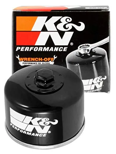 K&N Motorcycle Oil Filter: High Performance, Premium, Designed To Be Used With Synthetic Or Conventional Oils: Fits Select Yamaha, Kymco Vehicles, Kn-147 1