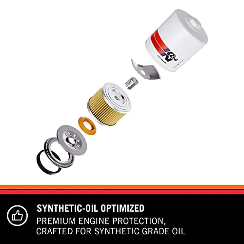 K&N Premium Oil Filter: Protects Your Engine: Compatible With Select Buick/Cadillac/Chevrolet/Ford Vehicle Models (See Product Description For Full List Of Compatible Vehicles), Hp-2011 5