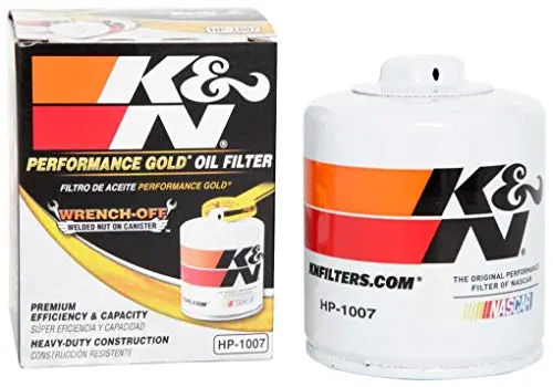 K&N Premium Oil Filter: Protects Your Engine: Compatible With Select Chevrolet/Gmc/Buick/Cadillac Vehicle Models (See Product Description For Full List Of Compatible Vehicles), Hp-1007 1