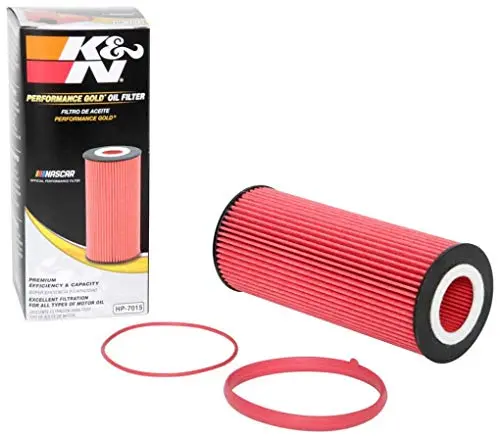 K&N Premium Oil Filter - Protects Your Engine - Fits Select 2005-2019 Audi/Volkswagen/Porsche (Q5, Q7, S5, Sq5, S4, A4, A5, A6, A7, A8, Quattro. Touareg, Cayenne), Hp-7015 1