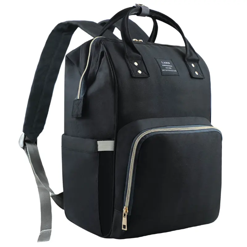 Large Diaper Backpack, Multifunction Waterproof Travel Nappy Bag, Durable Strapes, Mommy Baby Care 1